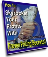 How to skyrocket your profits

with Kunle Olomofe's proven pricing secrets!